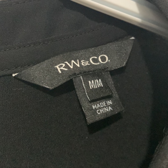 RW&Co mixed media top - Picture 4 of 6